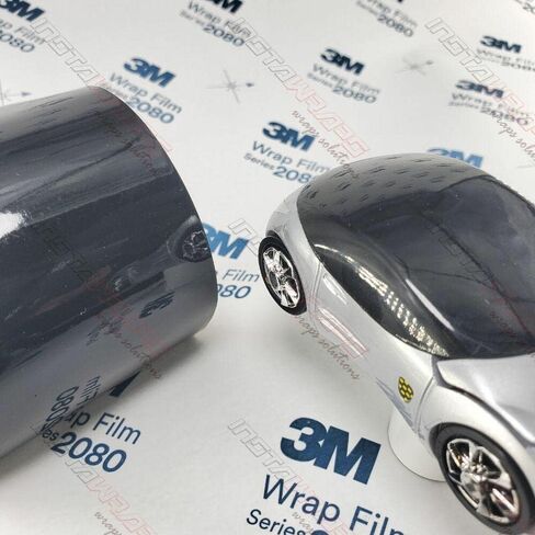 3M Scotchprint Series 1080 Gloss Black Vinyl Car Wrap Film Sheet Roll - 3M1080 - 4" x 6" Sample in Kuwait
