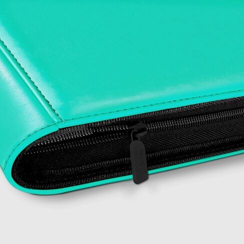 douper Ravaver Toploader Binder، حامل تحميل علوي كبير الحجم 9 جيوب 252 مع فتحة ملصق قابلة للتخصيص وأكمام تحميل جانبية لبطاقات التداول في محمل علوي 3 × 4 بوصة (أخضر) in Kuwait