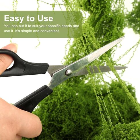 7 oz Fake Moss for Crafts, Realistic Pot Filler for Artificial & Potted Plants, Reusable Greenery Filler for Fairy Garden Decor, Includes Dark & Light Green in Saudi Arabia