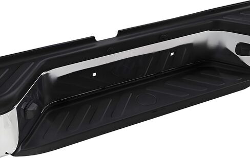 Rear Step Bumper Rear Bumper Compatible with 2005-2021 Nissan Frontier, Replace OE#NI1103114, Chrome in Kuwait