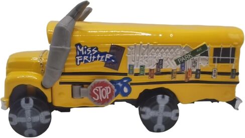 Toybeat Movie Themed Series Miss Fritter Crazy School Bus Metal 1:55 Scale Diecast Vehicle in Kuwait