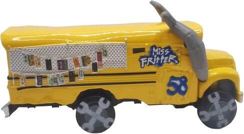Toybeat Movie Themed Series Miss Fritter Crazy School Bus Metal 1:55 Scale Diecast Vehicle in Kuwait