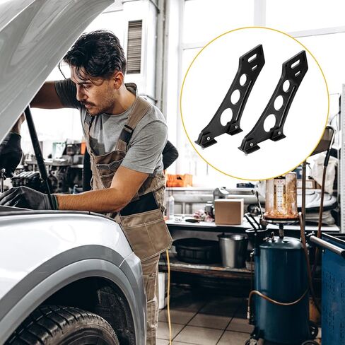 Universal Car Spoiler Mounting Brackets 28cm/11in - CNC Aluminum Alloy Rear Wing Support Legs for Trunk Lid Racing Style Aerodynamic Upgrade (28cm/11in) in Kuwait
