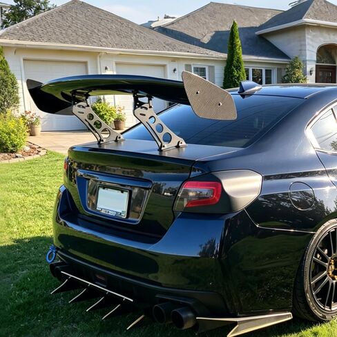 Universal Car Spoiler Mounting Brackets 28cm/11in - CNC Aluminum Alloy Rear Wing Support Legs for Trunk Lid Racing Style Aerodynamic Upgrade (28cm/11in) in Kuwait