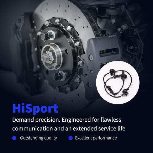 HiSport 57450-SNA-003 مستشعر سرعة العجلات ABS أمامي يسار/يمين متوافق مع Honda Civic 2006، 2007، 2008، 2009، 2010، 2011 1.3L 1.8L 2.0L استبدال ALS1274 57455-SNA-003 57450SNA003 57455SNA003 in Kuwait