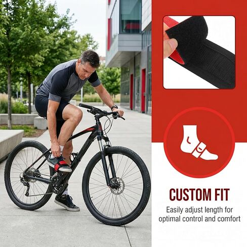 Toddmomy 1 Pair Bicycle Muzzle Bike Attachment for Kids Bikes Bike Pedal Strap Cycling Pedal Accessory Footrest Strips Bicycles Pedal Band Bike Pedal Cover Bicycles Footrest Straps Nylon in Kuwait