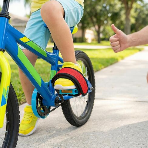 Toddmomy 1 Pair Bicycle Muzzle Bike Attachment for Kids Bikes Bike Pedal Strap Cycling Pedal Accessory Footrest Strips Bicycles Pedal Band Bike Pedal Cover Bicycles Footrest Straps Nylon in Kuwait