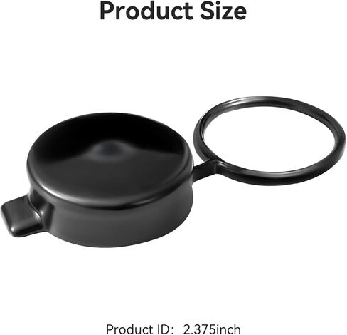 Capless Gas Cap Cover, Tethered 2.375inch ID, Capless Gas Cap Dirt, Water & Dust Cover Compatible With Chevrolet, GMC, Buick & Cadillac in Kuwait