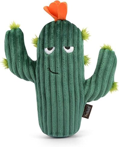 P.L.A.Y. Cute Plush Dog Toys - Blooming Buddies, Plant Themed Durable Squeaker Chew Toy, Great for Puppies & Small, Medium, Large Dogs - Machine Washable, Recycled Materials (Prickly Pup Cactus) in Saudi Arabia