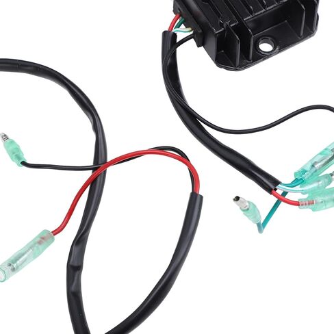 Electric Starter Kit for 4 Stroke Outboard Motors, Complete Set with Flywheel, Motor, Power Cord, Rectifier, Relay, Aluminum and Iron Construction, OEM 6AH-85550-10 in Saudi Arabia