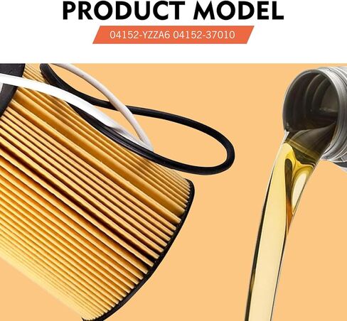 Oil Filter, Durable Engine Oil Filter, Car Engine Maintenance Accessory, Compatible with 2009-2016 Corolla, 2010-2018 Prius, 2012-2018 Prius V, 2009-2014 Matrix (Orange) in Saudi Arabia