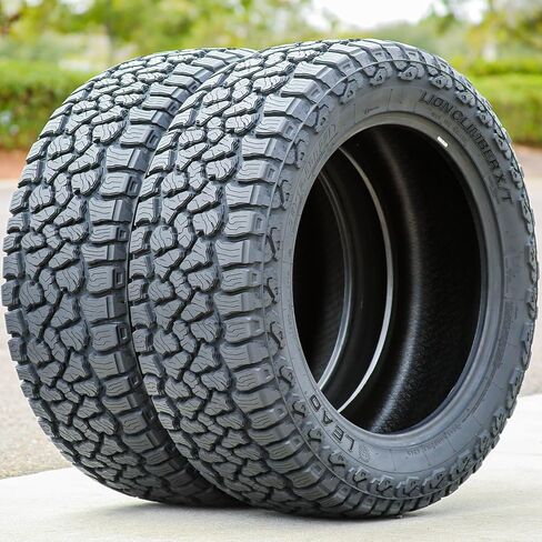 Leao Lion Climber X/T All-Terrain Mud Off-Road Light Truck شعاعي الإطارات-35X12.50R22LT 35X12.50X22 35X12.50-22 121R نطاق التحميل F LRF 12-Ply BSW جدار جانبي أسود in Kuwait