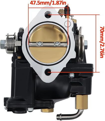 Super E Carburetor 11-0420 for HD Sportster Big Twin Shorty Carb Black (with Jets + Fuel Filter + Spark Plug) in Saudi Arabia