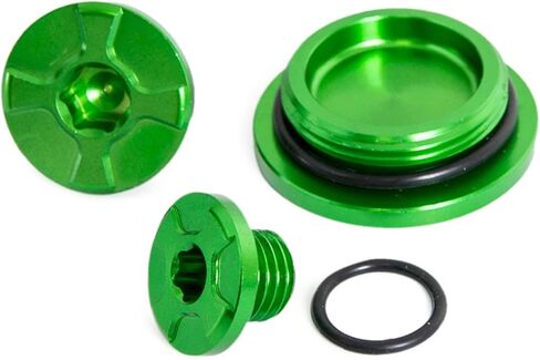 قبعات توقيت المحرك غطاء علبة المرافق لحشو الزيت مناسب لـ Kawasaki KX250F KX450F KLX450R KX250 KX450 KX 250 450 250F 450F in Kuwait