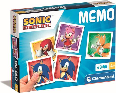 Clementoni - MEMO Sonic Pocket - Educational Game Including 48 Matching Chips of Your Favorite Characters, Toy for Children Ages 4-6 Years, Made In Italy, 18312 in Saudi Arabia
