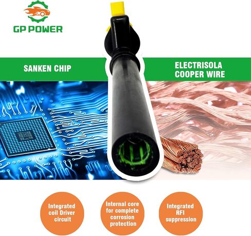 مجموعة ملفات الإشعال عالية الأداء مكونة من 8 قطع DG512 UF191 متوافقة مع فورد موستانج جي تي لينكولن أفياتور كونتيننتال نافيجيتور أفانتي مارودر إسبيرانتي مانغوستا 4.6 4.6T 5.4 5.4T 5.8T V8 in Kuwait