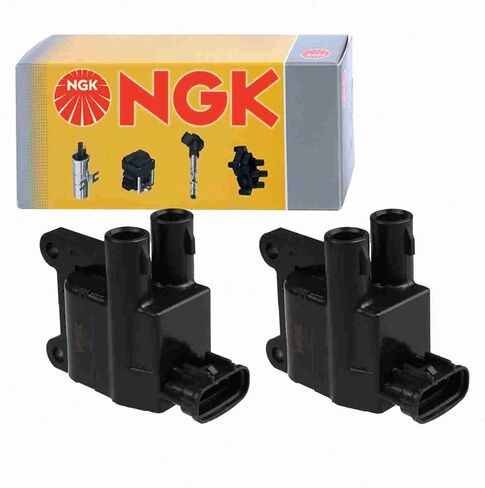 2 قطعة ملفات تشغيل محرك السيارات NGK متوافقة مع تويوتا كامري 2.2L L4 1997-2001 in Kuwait