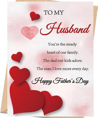 ICOOLYI Funny Fathers Day Card for Dad, Fathers Day Gift from Daughter or Son, Happy Fathers Day Gift Idea in Saudi Arabia