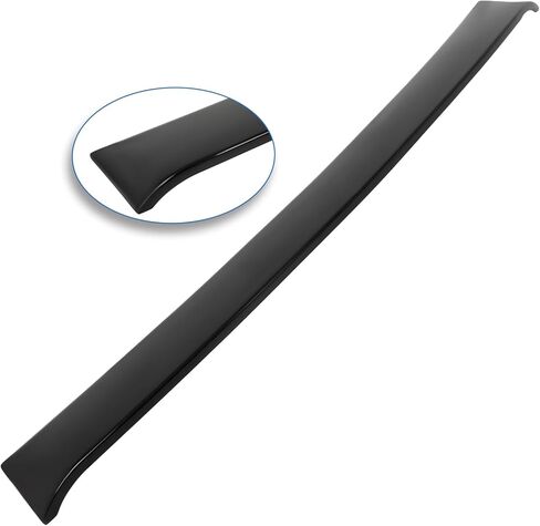 حاجب سقف النافذة الخلفية متوافق مع 2008-2012 لـ H-onda لـ Accord ABS جناح سبويلر للنافذة الخلفية أسود لامع in Kuwait