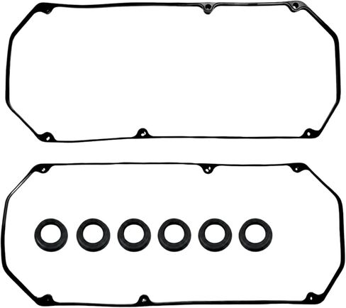 Engine Valve Cover Gasket Set Compatible with Mitsubishi Montero Galant Endeavor Eclipse Diamante Dodge Stratus Avenger Chrysler Sebring Cirrus V6 2.5L 3.0L 3.5L 3.8L Replae VS50461R in Kuwait