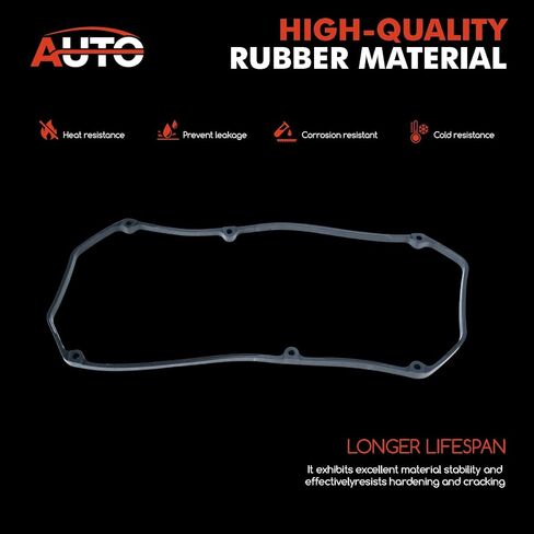 Engine Valve Cover Gasket Set Compatible with Mitsubishi Montero Galant Endeavor Eclipse Diamante Dodge Stratus Avenger Chrysler Sebring Cirrus V6 2.5L 3.0L 3.5L 3.8L Replae VS50461R in Kuwait
