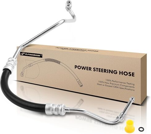 A-Premium Power Steering Pressure Hose Line Assembly Compatible with Ford E-150 E-250 2011-2014, E-350 Super Duty 2006-2015, E-450 Super Duty, V8 5.4L V10 6.8L, Hydraulic Brake Booster To Gear in Kuwait