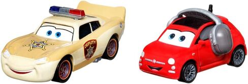 Disney Pixar Cars Lightning McQueen Deputy Hazzard and Bella Cadavre in Saudi Arabia