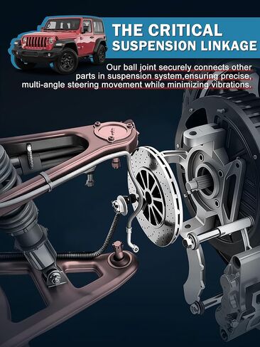 ALLCOMBO Front Lower Ball Joint for 2005 2006 Saab 9-2X, 2016 2017 2018 2019 2020 2021 2022 Subaru Crosstrek, for Subaru Baja Forester Impreza Legacy Suspension Ball Joints Kit, Replacement K9513 2pcs in Kuwait