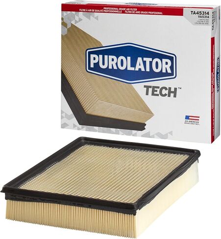 Purolator TA45314 PurolatorTECH Air Filter Compatible With Chevrolet Silverado 1500, Tahoe, Silverado 2500 HD, Suburban, Avalanche, GMC Sierra 1500, Yukon 2000, Sierra 2500 HD and Cadillac Escalade in Kuwait