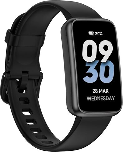 Long Battery Pedometer Watch 14 Days Battery Life, Slim Design No App/Phone Required Fitness Tracker, 50 Meters Waterproof Smart Watch, Heart Rate & Blood Oxygen Monitor Step Counter for Men Women in Saudi Arabia