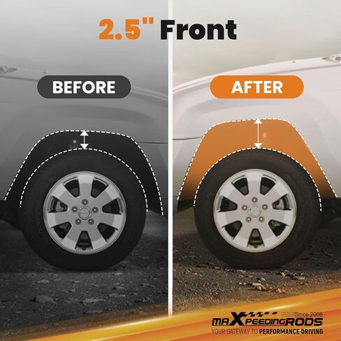 مجموعة رفع التسوية 2.5 بوصة من maXpeedingrods لـ Ram 2500 3500 4WD 2014-2024، ممتصات الصدمات والفواصل الأمامية in Kuwait