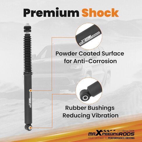 مجموعة رفع التسوية 2.5 بوصة من maXpeedingrods لـ Ram 2500 3500 4WD 2014-2024، ممتصات الصدمات والفواصل الأمامية in Kuwait