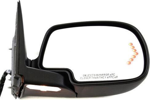Garage-Pro Driver & Passenger Side Power Heated Mirrors for Chevrolet Silverado 1500 Tahoe 2003-2006 Power Fold With Signal Light; Without Blind Spot Monitor & Auto-Dimming Paintable Extended Cab in Kuwait
