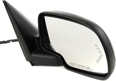 Garage-Pro Driver & Passenger Side Power Heated Mirrors for Chevrolet Silverado 1500 Tahoe 2003-2006 Power Fold With Signal Light; Without Blind Spot Monitor & Auto-Dimming Paintable Extended Cab in Kuwait