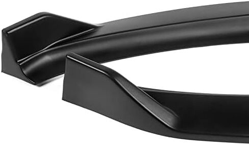 3PCS Front Bumper Lip Kit fit for compatible with 2014-2016 Kia Forte EX LX SX, STP-Style Splitter Trim Protection Spoiler, Air-Dam-Chin-Diffuser (Unpainted Matt Black) in Saudi Arabia