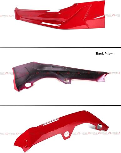 طقم مقسم الشفاه الأمامي من ACR Style JDM مطلي بلونين باللون الأسود اللامع سان مارينو الأحمر متوافق مع 2021-2022 Honda Accord EX LX Touring Sport in Kuwait