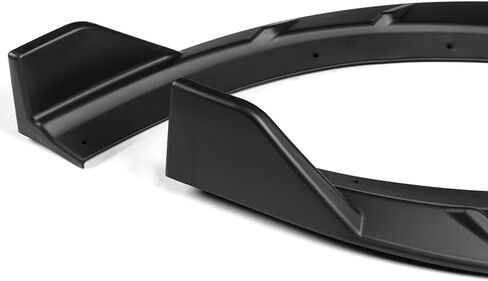 Front Bumper Lip fit for compatible with 2015-2021 Dodge Charger SRT, Front Bumper Lip Spoiler Air Chin Body Kit Splitter Unpainted Matt Black ABS, 2016 2017 2018 2019 in Kuwait