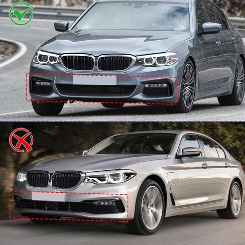 Fit for 2017–2020 BMW 5 Series G30 M Sport Front Bumper Lip-M550i, 530e, 530i, 540i ABS Air Splitter Chin Body Kit in Saudi Arabia