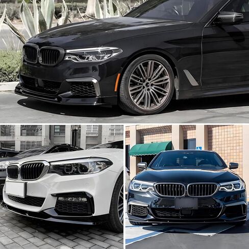 Fit for 2017–2020 BMW 5 Series G30 M Sport Front Bumper Lip-M550i, 530e, 530i, 540i ABS Air Splitter Chin Body Kit in Saudi Arabia