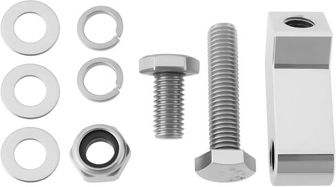 1 Set Motorcycle Main Light Installation Bracket Lamp Holder Kit for 3/4 Inch Bracket Compatible with H-Arley e, Silver in Kuwait