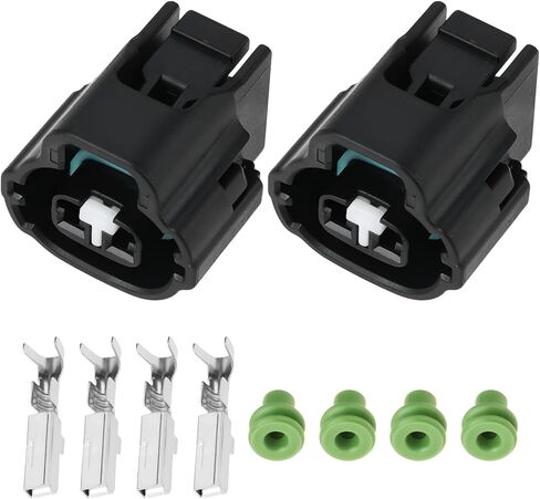 ECSiNG Solenoid Connector Plug 90980-11162 Compatible with Toyota 1UZ-FE 2UZ-FE 3UZ-FE Engines in Kuwait