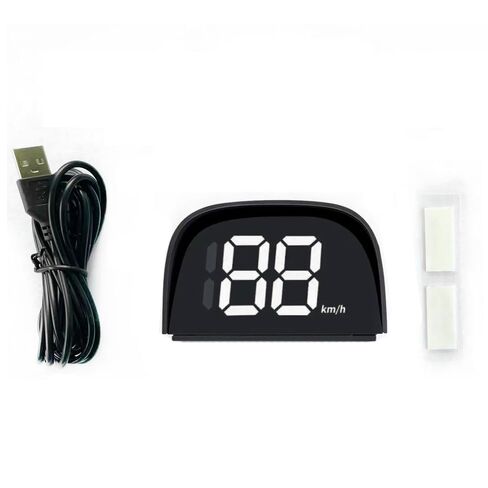 GoolRC Digital GPS Speedometer for Car, Kilometers/Miles Car Global Position System Speedometer Digital Display Speed Car HeadUp Display, White in Kuwait