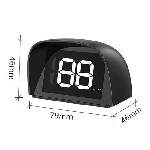 GoolRC Digital GPS Speedometer for Car, Kilometers/Miles Car Global Position System Speedometer Digital Display Speed Car HeadUp Display, White in Kuwait