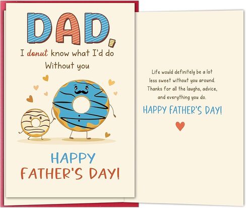 بطاقة عيد الأب الرومانسية، بطاقة عيد الأب اللطيف للزوج من الزوجة، يوم أب سعيد لرجلي المذهل، بطاقة حب حلوة له من الزوجة in Kuwait