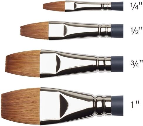 Winsor & Newton Professional Watercolour Synthetic Brush, One Stroke 1" in Kuwait