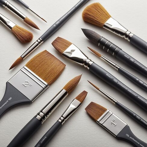 Winsor & Newton Professional Watercolour Synthetic Brush, One Stroke 1" in Kuwait
