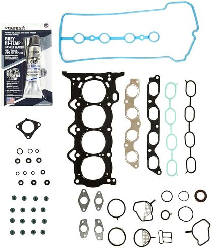 Evergreen FSHB2059 مجموعة حشية كاملة ومسامير رأس متوافقة مع 04-06 Scion xA xB Toyota Echo 1.5L 1NZFE 1NZFXE in Kuwait
