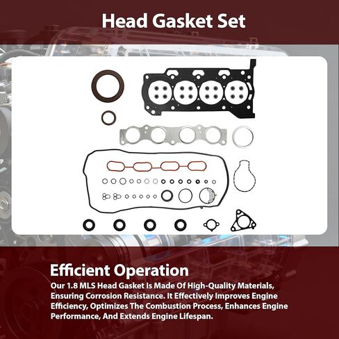 Head Gasket Kit Fit for Toyota Corolla 09-20 1.8L Scion xd 08-14 1.8L, Scion im 16 1.8L Toyota C-HR 18-20 2.0L Matrix 09-14 Corolla im 17-18 Pontiac Vibe 09-10 HS26515PT in Saudi Arabia