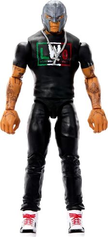 شخصية Mattel WWE Rey Mysterio Action، سلسلة الحدث الرئيسي #162، نجم سوبر قابل للجمع مقاس 6 بوصات مع 104 نقطة مفصلية ومظهر يشبه الحياة in Kuwait