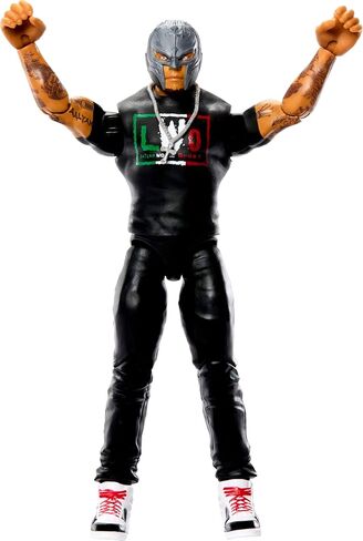 شخصية Mattel WWE Rey Mysterio Action، سلسلة الحدث الرئيسي #162، نجم سوبر قابل للجمع مقاس 6 بوصات مع 104 نقطة مفصلية ومظهر يشبه الحياة in Kuwait